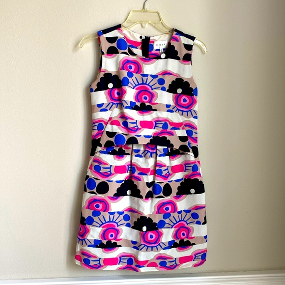 Milly Women's‎ Mini Dress - Pink, Blue, Black, White - Picture 1 of 10